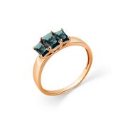 01-3-465-1100-010 Кольцо с лондон топазом (Au 585)