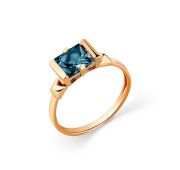 01-3-466-1100-010 Кольцо с лондон топазом (Au 585)