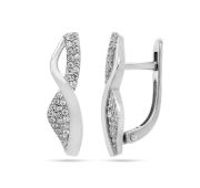 650099 Серьги с цирконом (Серебро 925)