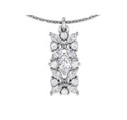 639748 Подвеска с цирконом (Серебро 925)