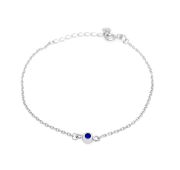 640723 Браслет с цирконом (Серебро 925)