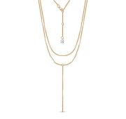 0705422 Колье с фианитом бренд Delta (Au 585)