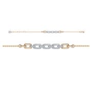 7703103 Браслет с фианитами бренд Delta (Au 585)