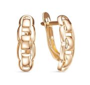 2203702 Серьги без вставок бренд Delta (Au 585)