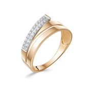 1106056 Кольцо с фианитами бренд Delta (Au 585)
