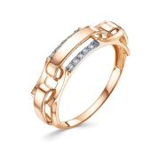 1106106 Кольцо с фианитами бренд Delta (Au 585)