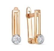 1201020 Серьги детские бренд Delta (Au 585)