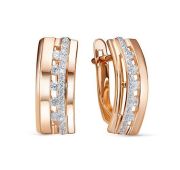 1205050 Серьги дорожка бренд Delta (Au 585)