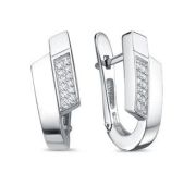 с1205992 Серьги с фианитами бренд Delta (Серебро 925)