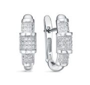 с1205841 Серьги с фианитами бренд Delta (Серебро 925)