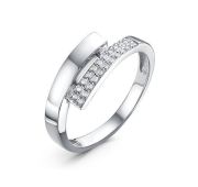 с1105834 Кольцо с фианитами бренд Delta (Серебро 925)