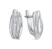 с1203626 Серьги с фианитами бренд Delta (Серебро 925)