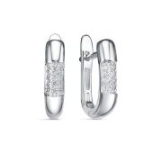 с1205822 Серьги с фианитами бренд Delta (Серебро 925)