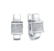 с1205860 Серьги с фианитами бренд Delta (Серебро 925)