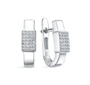 с1205954 Серьги с фианитами бренд Delta (Серебро 925)