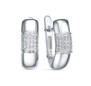 с1205975 Серьги с фианитами бренд Delta (Серебро 925)
