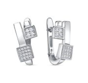 с1206114 Серьги с фианитами бренд Delta (Серебро 925)