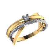 01-118532 Кольцо с фианитами бренд Sanis (Au 585)