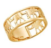 К22022 Кольцо без вставок (Au 585)