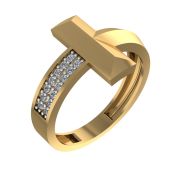 08-158580 Кольцо с фианитами бренд Sanis (Au 585)