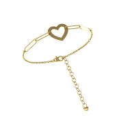 01-708196 Браслет сердце бренд Sanis (Au 585)