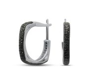 2211321748brp-b Серьги из серебра с цирконием (Серебро 925)