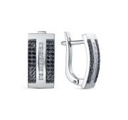 2-720-210-5,28 Серьги с бриллиантами бренд Первая Бриллиантовая Компания (Au 585)