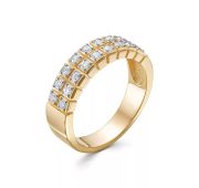 1-845-10-3,83 Кольцо с бриллиантами бренд Первая Бриллиантовая Компания (Au 585)