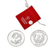 3400029337м сувенир монета «Дракон» (Серебро 925)