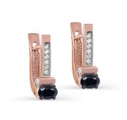 12-01749-11100-3,16 Серьги с сапфиром бренд Kabarovsky (Au 585)