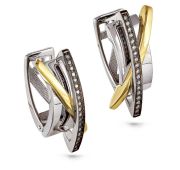 12-2720-1000-8,4 Серьги с бриллиантами бренд Kabarovsky (Au 585)
