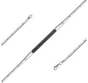 Б0021-205-6,27 Браслет с черными бриллиантами (Au 585)