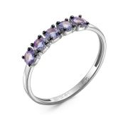 К1175-208-0,98 Кольцо дорожка с танзанитами (Au 585)