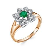 К1945-123-2,46 Кольцо с изумрудом (Au 585)