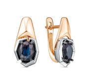 С2617-102-3,54 Серьги с сапфирами (Au 585)