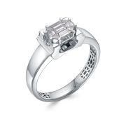 К3084-220-2,34 Кольцо из белого золота с бриллиантами (Au 585)