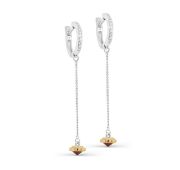 2-147-40387 Серьги с фианитами бренд Kabarovsky (Серебро 925)