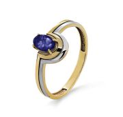 11-503-1187-1,72 Кольцо с сапфиром бренд Kabarovsky (Серебро 925)