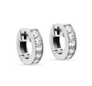 2-126-7900 Серьги конго с фианитами бренд Kabarovsky (Серебро 925)