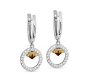 2-148-0187 Серьги с фианитами бренд Kabarovsky (Серебро 925)