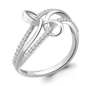 Кольцо с фианитами