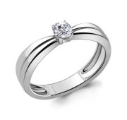 Кольцо с фианитами