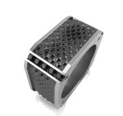 SF-к204-28чф/с Кольцо с фианитами бренд Graf Кольцов (Серебро 925)