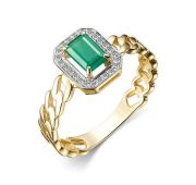 15633-301-2,37 Кольцо с изумрудами бренд Алькор (Au 585)