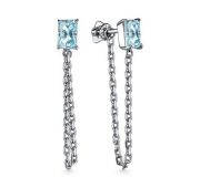 02-3746/00ТБ-00 Серьги с топазом бренд Алькор (Серебро 925)