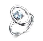 01-3639/00ТБ-00 Кольцо с топазом бренд Алькор (Серебро 925)