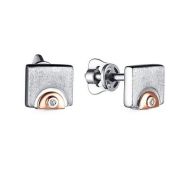 02-3261/000Б-00 Серьги пуссеты с бриллиантами бренд Алькор (Серебро 925)