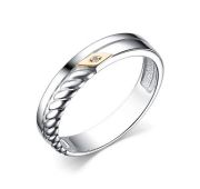 01-3890/000Б-00 Кольцо с бриллиантом бренд Алькор (Серебро 925)