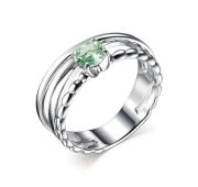 01-1959/000П-00 Кольцо с празиолитом бренд Алькор (Серебро 925)
