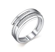 01-2157/00КЦ-00 Кольцо с фианитами бренд Алькор (Серебро 925)